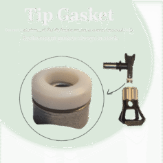Tip Seal (Gasket) Stainless Steel Seat & Nylon Gasket SC6/RAC-5/TT